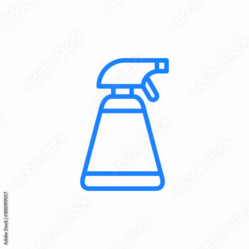 spray botlle icon sign vector