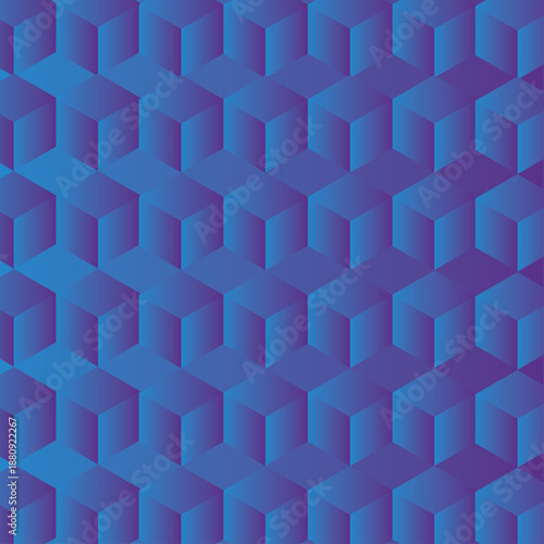 Seamless cube hexagon pattern Abstract geometric with template design. blue technology ornament. cube geometric wall and floor vector diamond hexagon triangle wallpaper background.