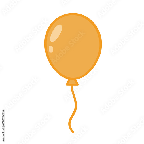 bolloon party icon, vector illustraction design
