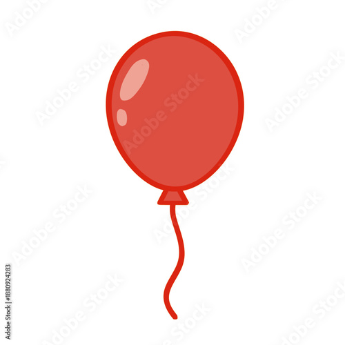 bolloon party icon, vector illustraction design