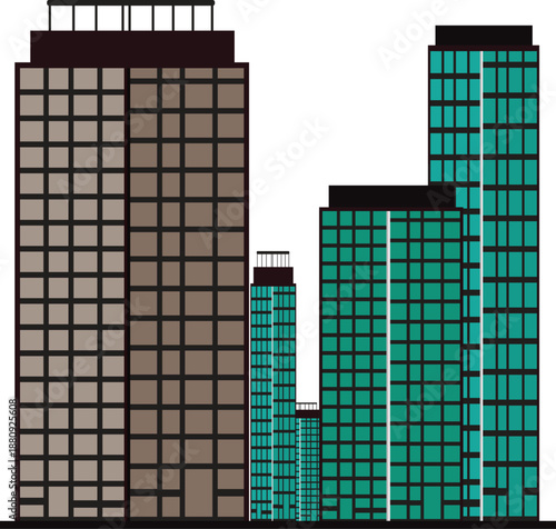 Luxury Modern Apartment Interior in a High-End City Flat, Minimalist Real Estate Concept