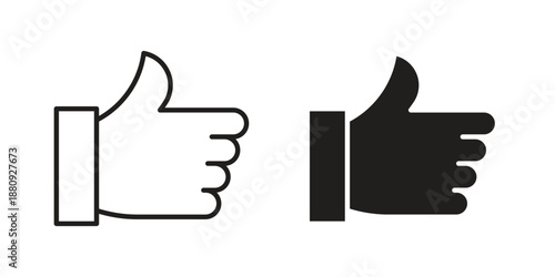 Appreciation icons with different styles. Vector logo illustration simple design.