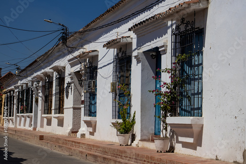 Wallpaper Mural Beautiful colonial streets of the Heritage Town of Santa Cruz de Mompox in Colombia. Torontodigital.ca
