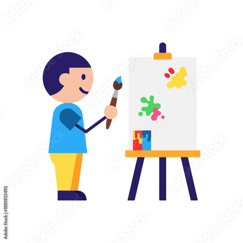 Painting Hobbyist Icon Creativity And Art Activity
