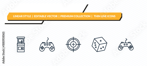 icons set - , outline vector