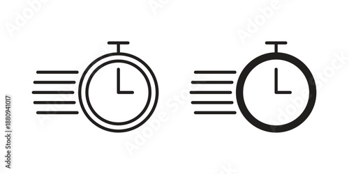 Express icons with different styles. Vector logo illustration simple design.