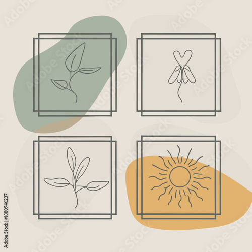 set of icons for web design