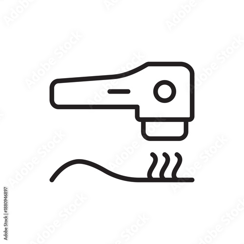 Lint extractor icon symbolizing garment finishing and textile maintenance, representing fabric shavers, apparel de-pilling tools, professional clothing care, and mechanical surface cleaning equipment.