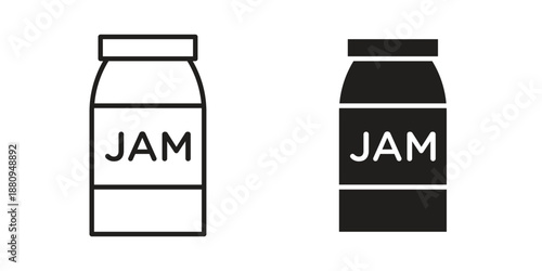 Jam icons with different styles. Vector logo illustration simple design.