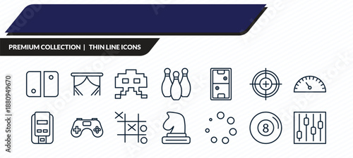 icons set - , outline vector