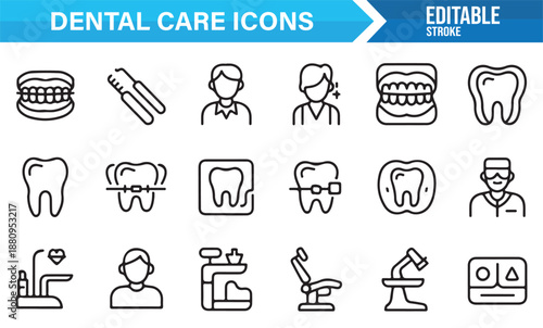 Swimming pool accessories and tools outline icons
