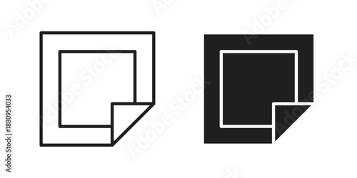 Nicotine patch icons with different styles. Vector logo illustration simple design.