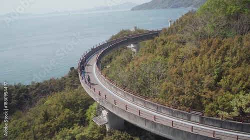 Kurushima Kaikyo Bridge, Ehime Prefecture, Japan - may 2 2025