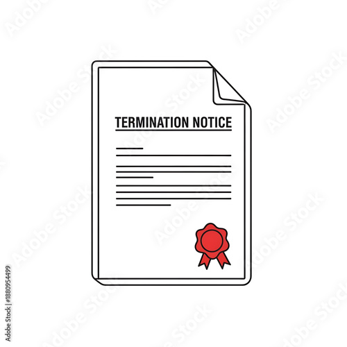 Employment termination notice