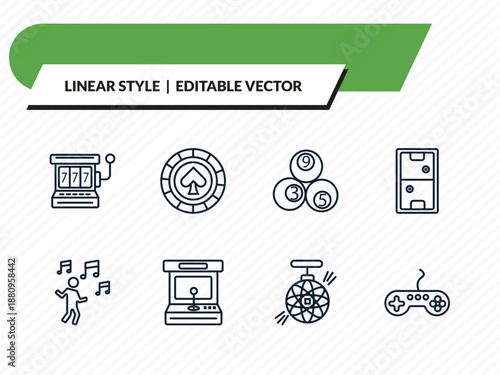 icons set - , outline vector
