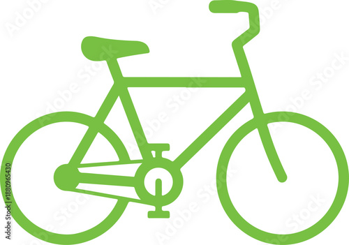 Professional Bicycle Icon Representing Active Transportation Healthy Lifestyle and Eco-Friendly Travel Concepts