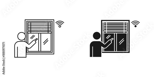 Automated window blinds control