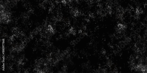 Grunge black and white pattern. Monochrome particles abstract texture. Backdrop with spots, cracks, dots, chips. Monochrome print