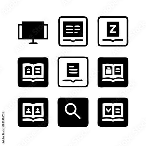 Online Learning Line Icons: Editable Set for Digital Education