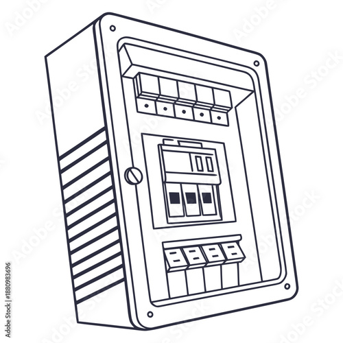 Electrical panel with multiple outlets