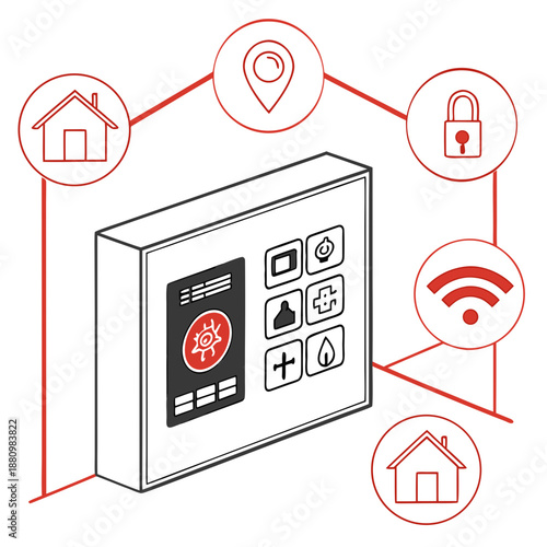 Smart home control panel