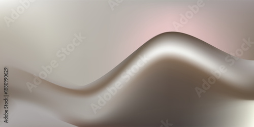Smooth Wavy Gradient Abstract Background with Soft Colors.
