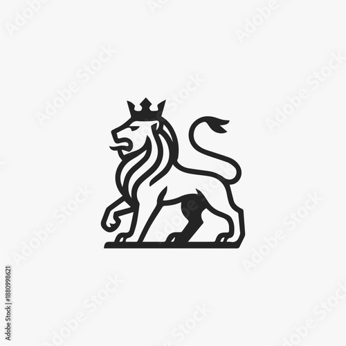Lion Herald Logo, Luxury Lion Logo, Corporate Lion Emblem, Real Estate Logo, Insurance Company Logo, Finance & Investment Brand Identity