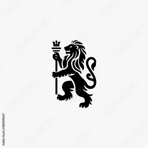 Lion Herald Logo, Luxury Lion Logo, Corporate Lion Emblem, Real Estate Logo, Insurance Company Logo, Finance & Investment Brand Identity
