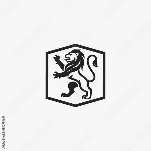 Lion Herald Logo, Luxury Lion Logo, Corporate Lion Emblem, Real Estate Logo, Insurance Company Logo, Finance & Investment Brand Identity