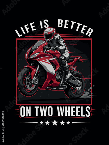 Motorcycle TShirt Design