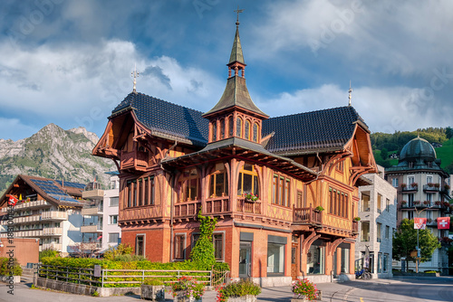 Engelberg is a Swiss municipality in the canton of Obwalden. The municipality forms an enclave between the cantons of Nidwalden, Uri, and Bern.
