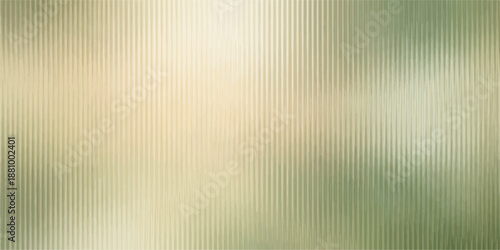 Vintage green grunge and metal wallpaper design featuring seamless golden stripes on a textured gray and brown wood material surface backdrop