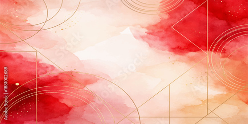 Vintage floral art design featuring a pink watercolor flower pattern on a grunge paper texture backdrop with pastel spring colors for an artistic wallpaper decoration