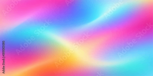 Abstract colorful rainbow background featuring a vibrant wave pattern with bright light effects and a motion spectrum design for a modern artistic backdrop