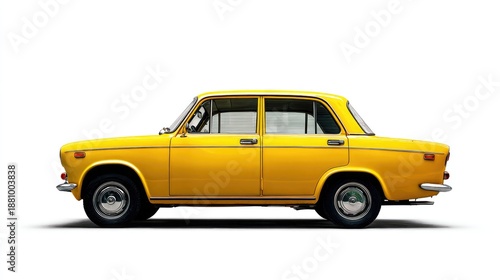 Yellow Classic Car