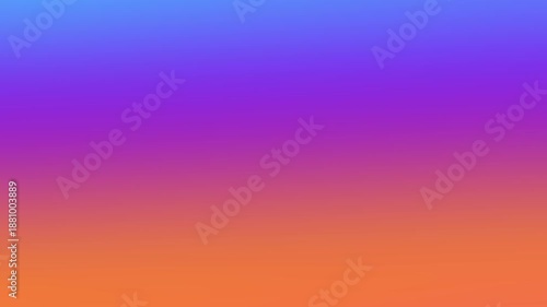Vibrant gradient background smooth transition from electric blue to deep purple to warm orange