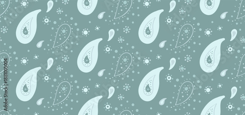 Contrast design, idea simple. Paisley old as repeating hand-drawn. Floral artistic of tranquility linen.