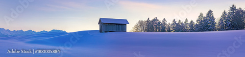 Allgäu - Oberstdorf - Panorama - Stadel - Pulverschnee - Winter - Berge
