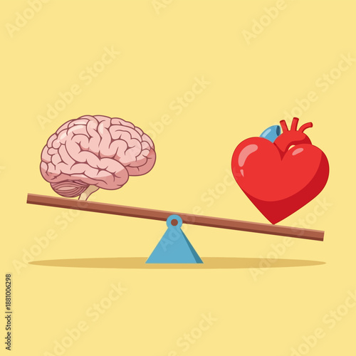 Brain and Heart on a Scale.