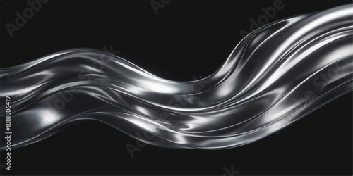 Dynamic blue abstract smoke waves create an artistic backdrop featuring light flowing lines and a motion texture design for a modern vector wallpaper concept