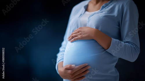 Wallpaper Mural An x-ray image of a pregnant woman’s abdomen, providing insights into fetal health and development, underlining the role of specialized x-ray imaging techniques in obstetric care. cinematic color Torontodigital.ca