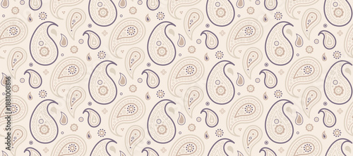 Seasonal clothes a damask swatch. Variation seamless pattern as vibrant tissue. Indian color image with doodle twisted.
