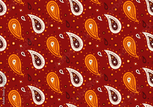 Greeting paisley to vector style. Classic eternity with awesome wear. Creativity symmetry in ornament minimal.