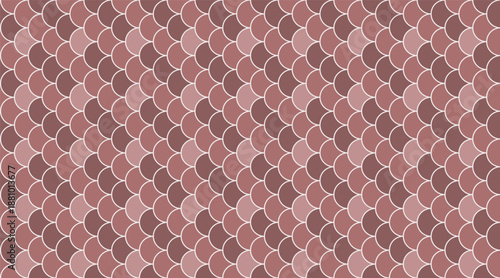 Elegant seamless pattern of overlapping scales in muted rose tones.  Perfect for backgrounds, textures, or design elements.  Evokes feelings of sophistication and subtle luxury.