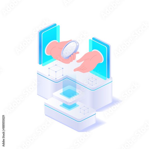 Blockchain coin transfer