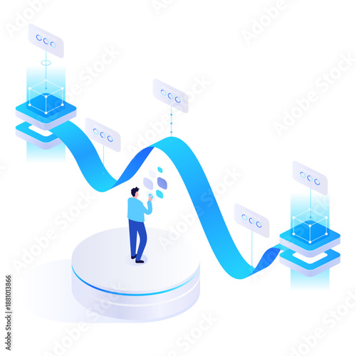 Blockchain network interaction