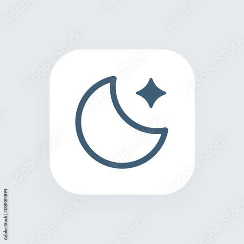 Bedtime icon for AI-powered sleep tracking