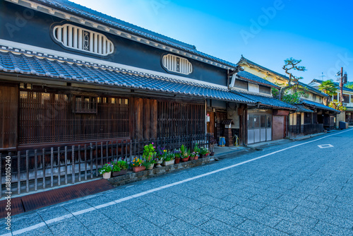 奈良　明日香村　岡の町並み