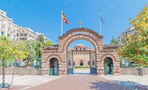 Foto Église Sainte-Sophie de Thessalonique dans le centre historique de Thessalonique en Grèce