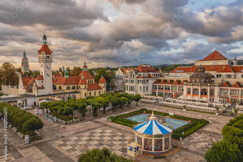 Foto Sopot Pier and Seaside Resort Aerial View, Poland